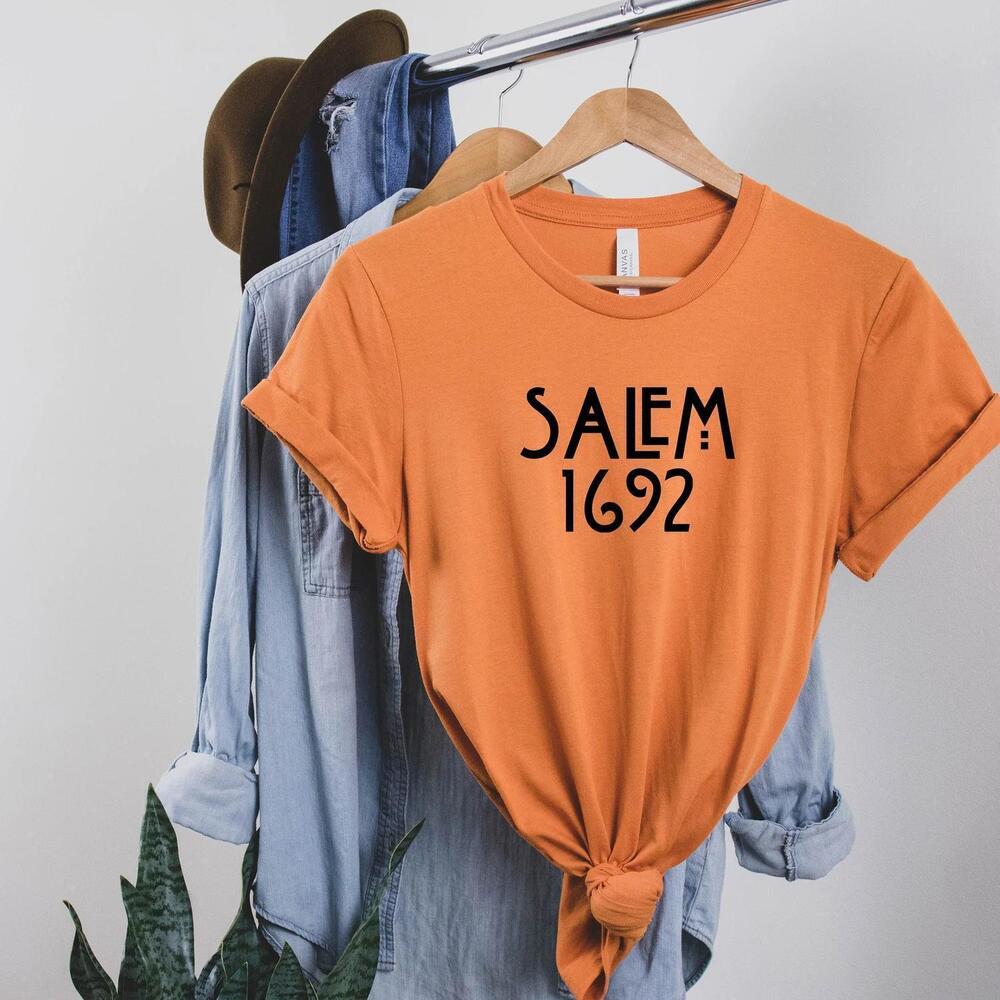 Salem Witches Shirt, Salem 1692, Pumpkin Shirt, Witch T-Shirt, Halloween